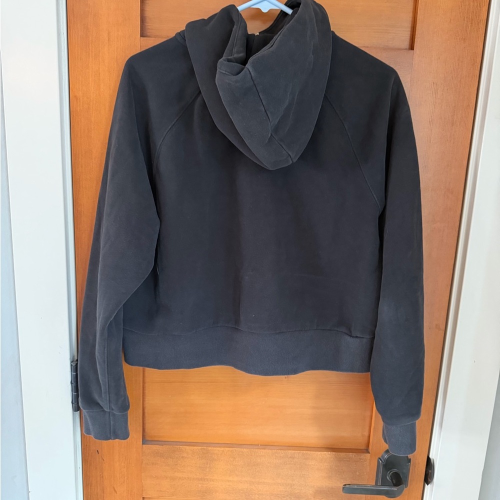 Vuori Restore Half Zip Hoodie - Washed Black - Picture 4 of 8